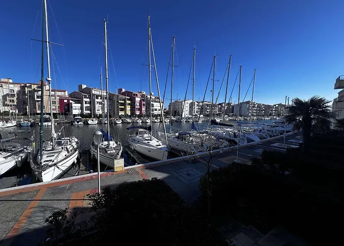 Apartmán Calme, Vue Canal, Proche Et Commerces - Fr-1-702-71 Agde