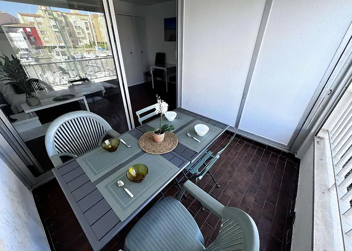 Calme, Vue Canal, Proche Et Commerces - Fr-1-702-71 Apartmán Agde